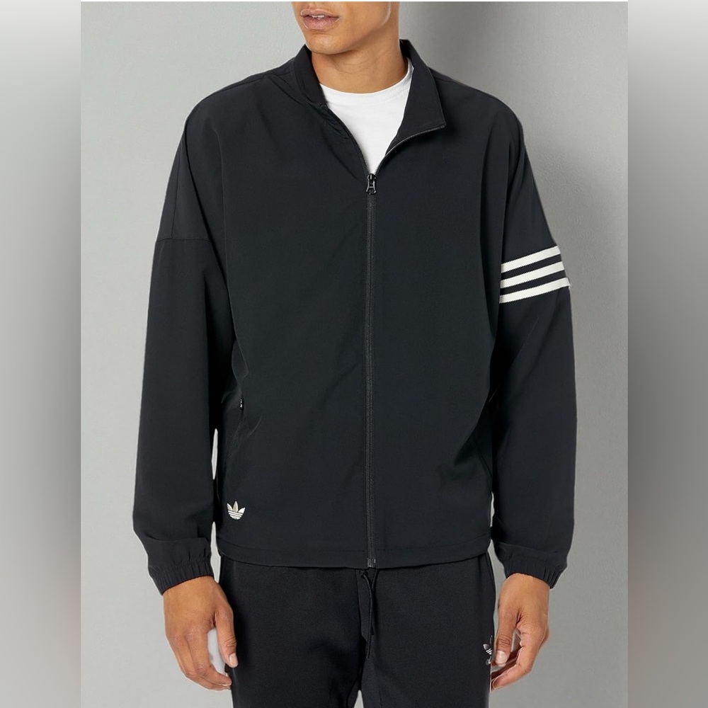 Adidas Men’s Black Zip up Jacket Size Large